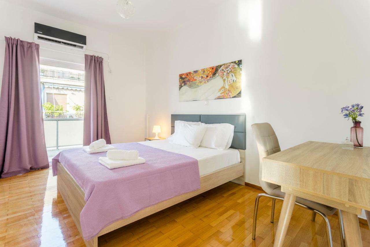 Bright 2 Bedrooms Apt. In The Heart Of Athens W Stunning Views To Acropolis Екстериор снимка